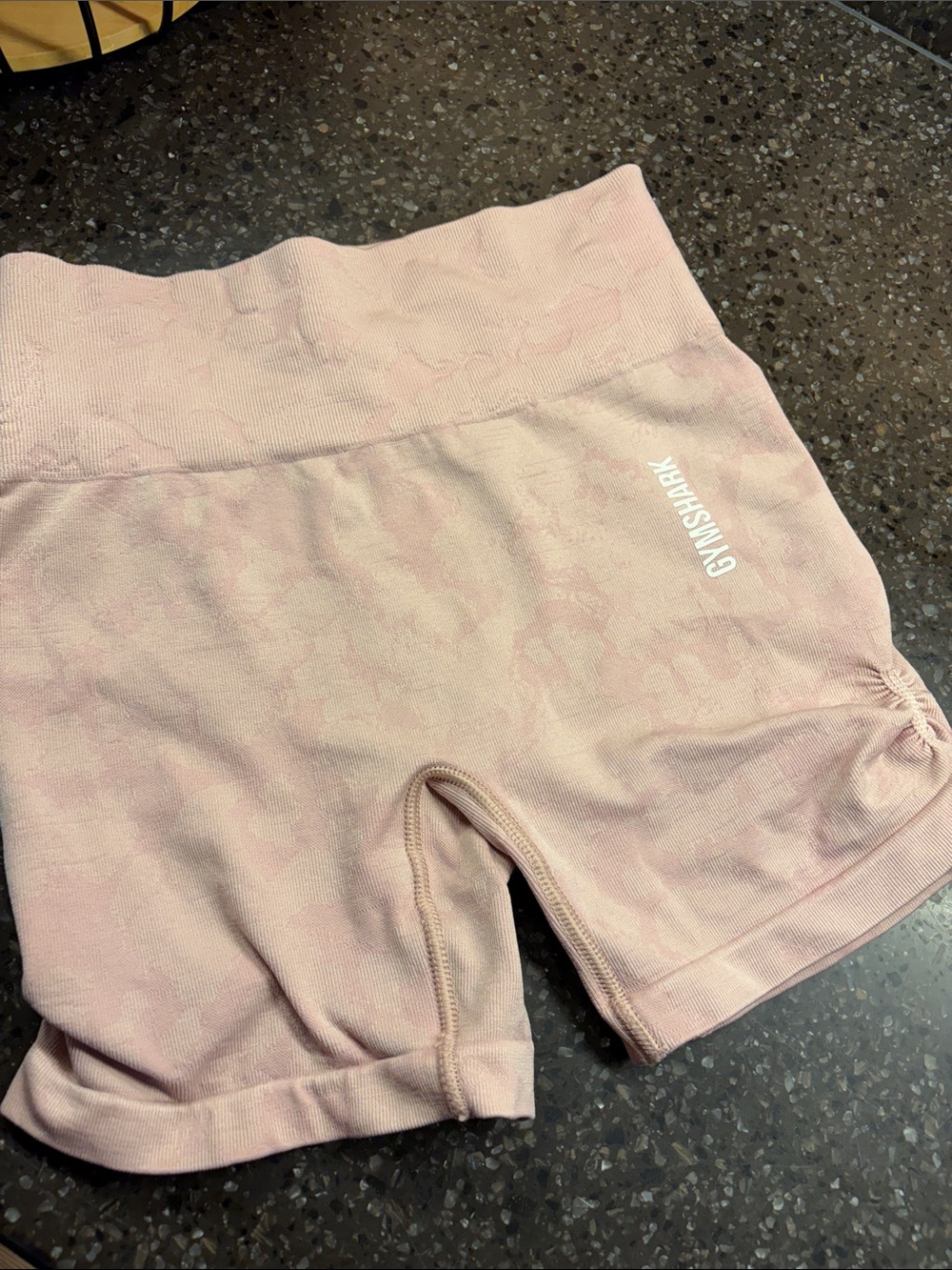 Gymshark Women's Light Pink Seamless High-Waist Bike Shorts